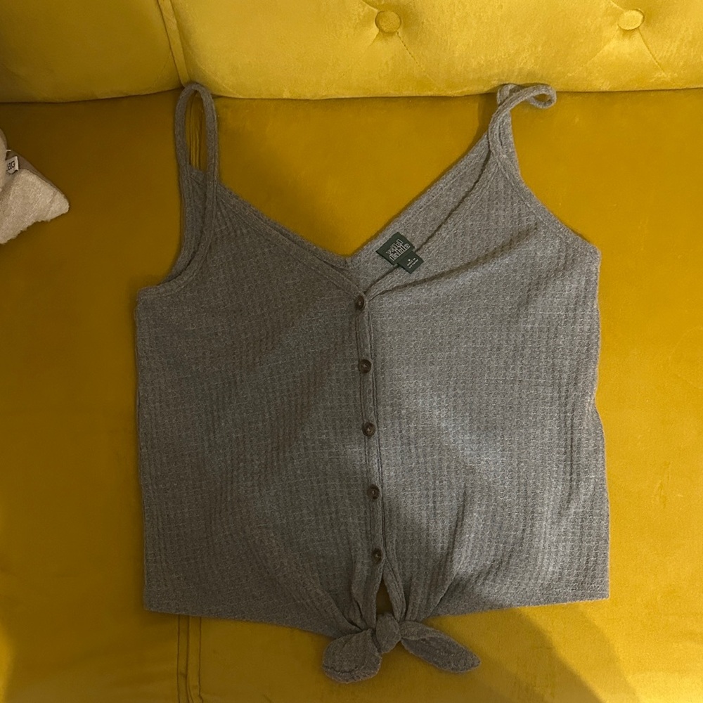 Wild Fable Gray Knotted Camisole